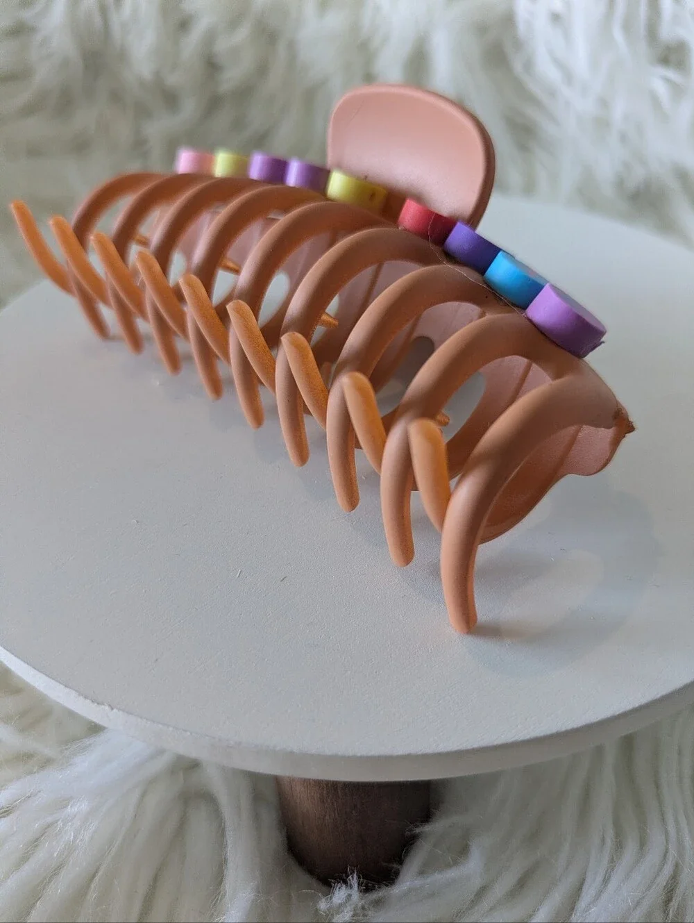 Cello Girl Hair Clip Claw Style Handcrafted | NWT